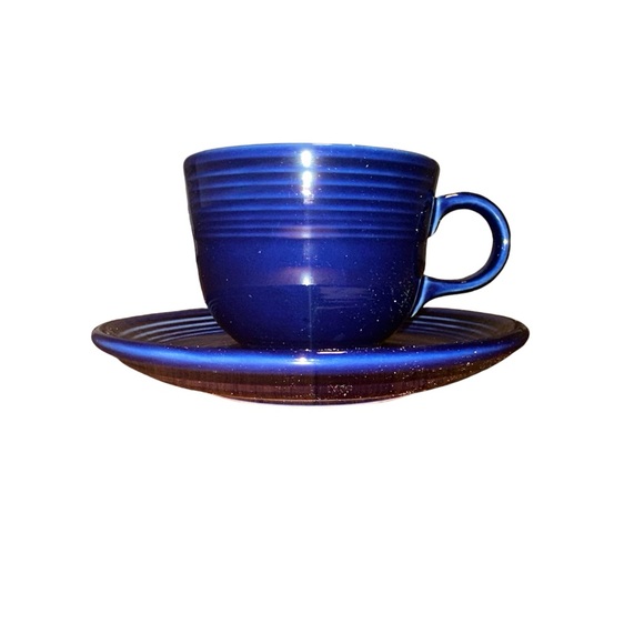 Fiestaware “Colbalt” Saucer and Teacup - Picture 1 of 5